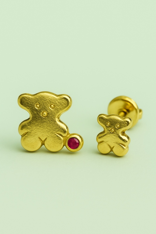 Topos Osos | Aretes con Rosca Interna