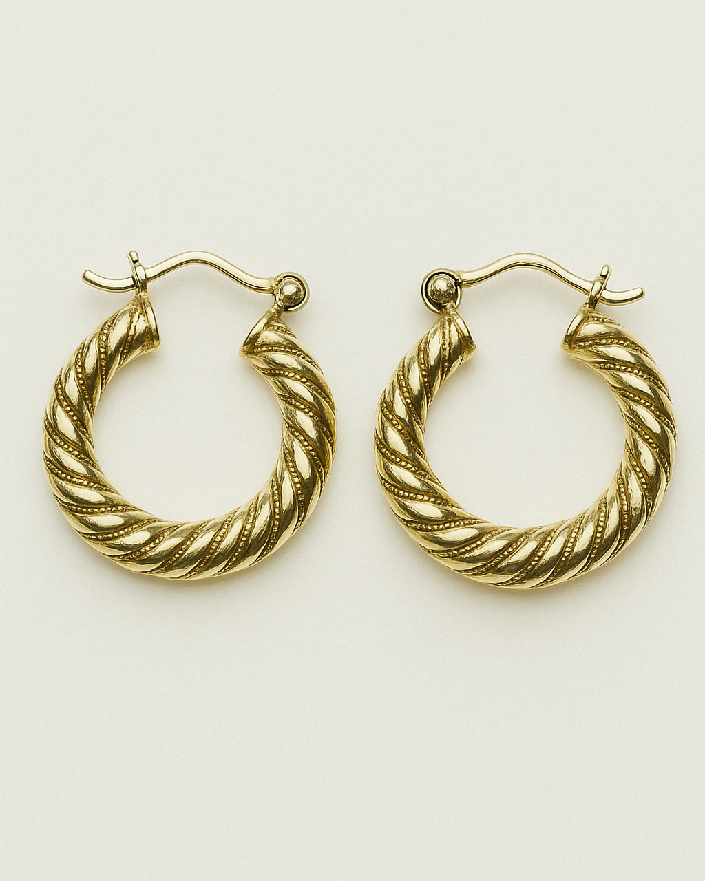 Candongas Espiral | Pendientes con Broche