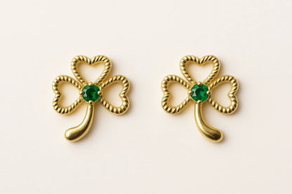 Topos Flor de Otoño | Aretes con Rosca Interna